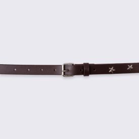 Cinto Feminino De Couro Sintético Estrelas Boby Blues Ganache