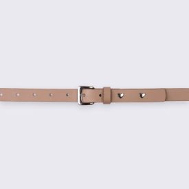 Cinto Feminino De Couro Sintético Com Corações Boby Blues