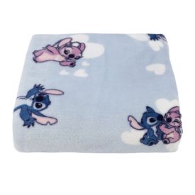 Cobertor Casal 100% Poli&eacute;ster Disney - Stitch And Angel