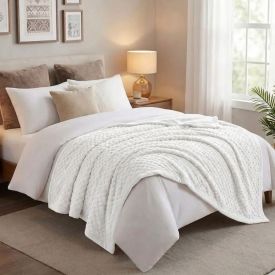 Cobertor Casal 100% Poliéster Imperial Havan Casa - Off White