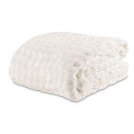 Cobertor Casal 100% Poliéster Requinte Havan Casa - Off White
