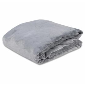 Cobertor Casal Microfibra Neo Clássico Camesa - Cinza Claro