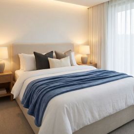 Cobertor Casal Microfibra Paris Havan Casa - Azul Jeans
