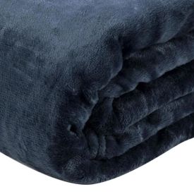 Cobertor Casal Neo Velour Camesa - Azul