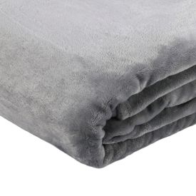 Cobertor Casal Neo Velour Camesa - Cinza
