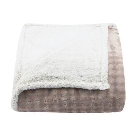 Cobertor Casal Requinte Sherpa Havan Casa - Bege