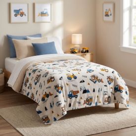 Cobertor Infantil Solteiro Lumini Havan Kids - Máquinas