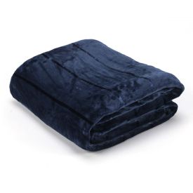 Cobertor King 100% Poliéster Elegance Havan Casa - Azul