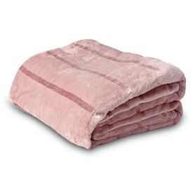 Cobertor King 100% Poliéster Elegance Havan Casa - Rosa Pétala