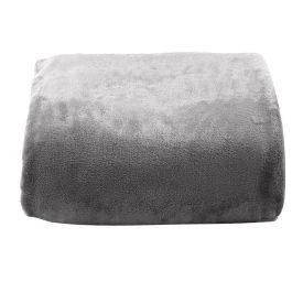 Cobertor King Premier Liso 100% Poliéster Havan Casa - Cinza Amianto