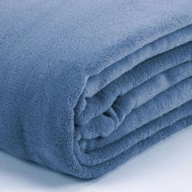 Cobertor Solteiro Microfibra Paris Havan Casa - Azul N&eacute;voa