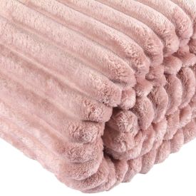 Cobertor Queen Premier Canelado Havan Casa - Rosa Claro