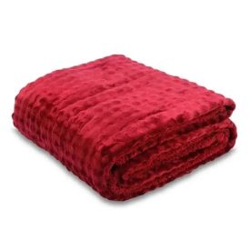 Cobertor Requinte Queen Sherpa Havan Casa - Bloodstone