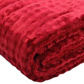 Cobertor Requinte Queen Sherpa Havan Casa - Bloodstone