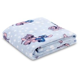 Cobertor Solteiro 100% Poli&eacute;ster Disney - Stitch Po&aacute;