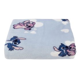 Cobertor Solteiro 100% Poli&eacute;ster Disney - Stitch And Angel
