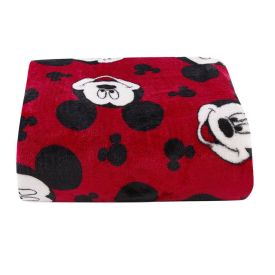 Cobertor Solteiro 100% Poli&eacute;ster Disney - Mickey Red