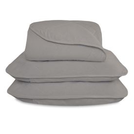 Cobre Leito King Liso 3 Peças Havan Casa - TAUPE
