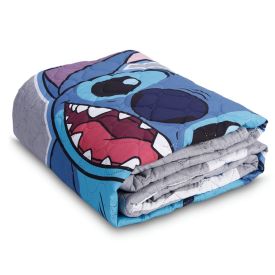 Cobre Leito Solteiro Infantil Disney Hedrons 1 Pç - Stitch Fotos