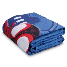 Cobre Leito Solteiro Infantil Disney Hedrons 1 Pç - Spidey Time