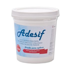 Cola Líquida Para Papel de Parede 1Kg - Branca