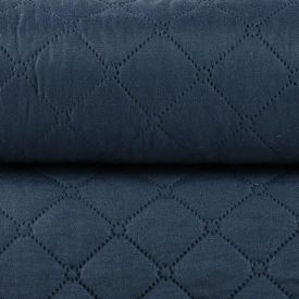 Kit Colcha King 100% Poliéster Lisa Versalhes Havan Casa 3 Peças - Azul Jeans 