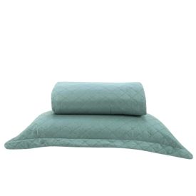 Kit Colcha Solteiro 100% Poli&eacute;ster Versalhes Havan Casa 2 Pe&ccedil;as - Verde