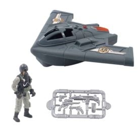 Conjunto Avião Militar e Boneco Havan Toys - ST83590