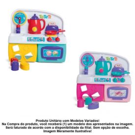 Conjunto Cozinha Baby Chef Tateti - Sortido