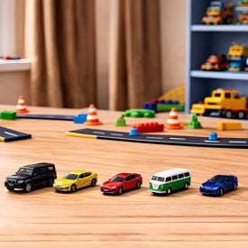 Conjunto de Mini Carrinhos 5 Peças Metal Fresh Maisto - Sortido
