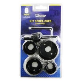Conjunto de Serra Copo 6 peças S-400 Western  - Preto