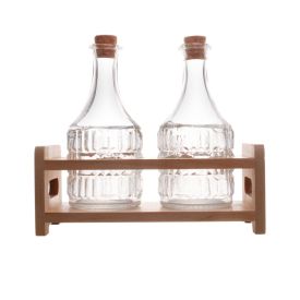 Conjunto Galheteiro 2 Peças Com Suporte 180Ml Lyor