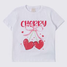 Conjunto Infantil Menina 4 A 10 Anos Marmelada Branco