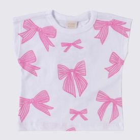 Conjunto Infantil Menina 1 a 3 Anos Yoyo Kids Branco