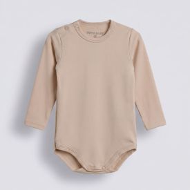 Conjunto Térmico Bebê Menino Body e Calça Yoyo Baby Bege