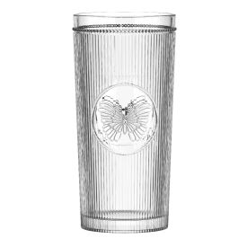Copo Alto de Vidro Borboleta 350Ml -  L Hermitage