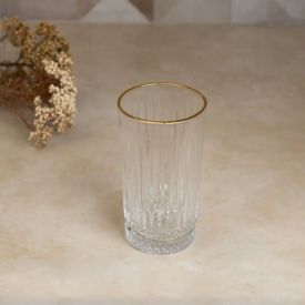 Copo Alto Filete Dourado Deli Diamante Lyor - 280Ml