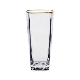 Copo Alto Pisa Gold 280Ml Hauskraft - Filete Dourado