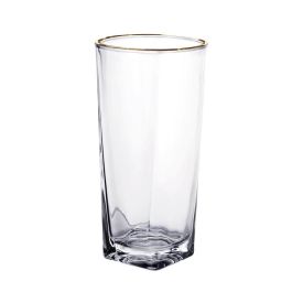 Copo Alto Pisa Gold 280Ml Hauskraft - Filete Dourado