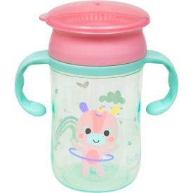 Copo Infantil Com Alça 360° Bubazoo Buba - Unicórnio 