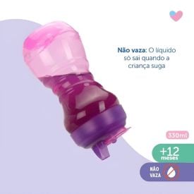 Copo para Bebê 330Ml Fun Kuka - Rosa e Lilás