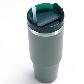 Copo Térmico com Canudo Verde Scream Havan Casa - 900Ml