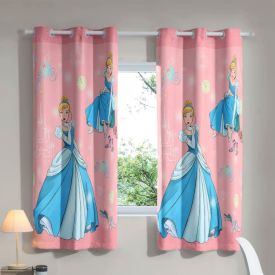Cortina Infantil 2,40X1,70 M Corta Luz Disney - Princesa