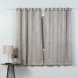 Cortina Para Quarto E Sala 2,60X1,70 M Corta Luz Velvet Requinte Havan Casa - Areia