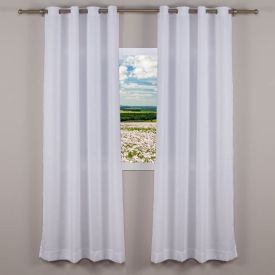 Cortina Para Quarto E Sala 2,60X2,30 M Duplex Mônaco Havan Casa - Branco