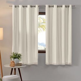 Cortina para Quarto e Sala 2,60X1,70 m Voil Bellini Havan Casa - Areia