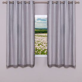 Cortina Para Quarto Ou Sala 2,60X1,70 M Pratika York Slim Havan Casa - Cinza