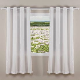 Cortina para Quarto e Sala 2,60X1,70 m Rústica Fiori Havan Casa - Bege
