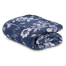 Edredom Casal Estampado Bellagio Havan Casa - Cecilia Floral Azul
