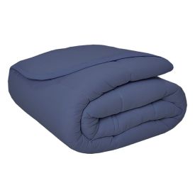 Edredom Casal Malha Dupla Face Havan Casa - Denim
